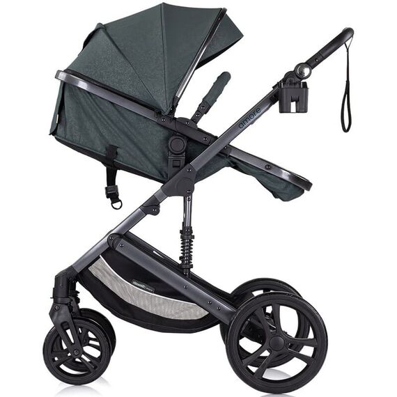Carucior Chipolino Amore 2 in 1 basil, Culoare: Verde, Model: 2 in 1 - poza 5 - ExclusivMAG.ro