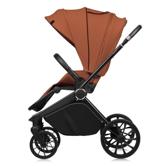 Carucior 2 in 1 Lionelo Mika Plus Pana la 22 kg - Maro, Culoare: Maro, Model: 2 in 1 - poza 5 - ExclusivMAG.ro