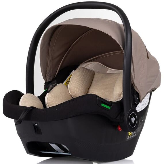 Carucior gemeni Chipolino Duo Smart 3 in 1 tiramisu, Culoare: Crem, Model: gemeni - poza 13 - ExclusivMAG.ro