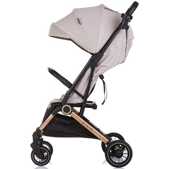 Carucior sport Chipolino Pixie tiramisu, Culoare: Crem, Model: sport - poza 2 - ExclusivMAG.ro