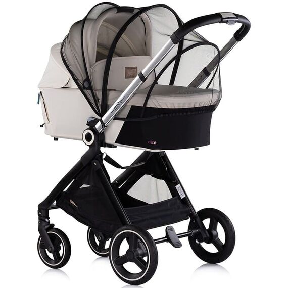 Carucior Chipolino Elite 3 in 1 biscotta, Culoare: Bej, Model: 3 in 1 - poza 3 - ExclusivMAG.ro