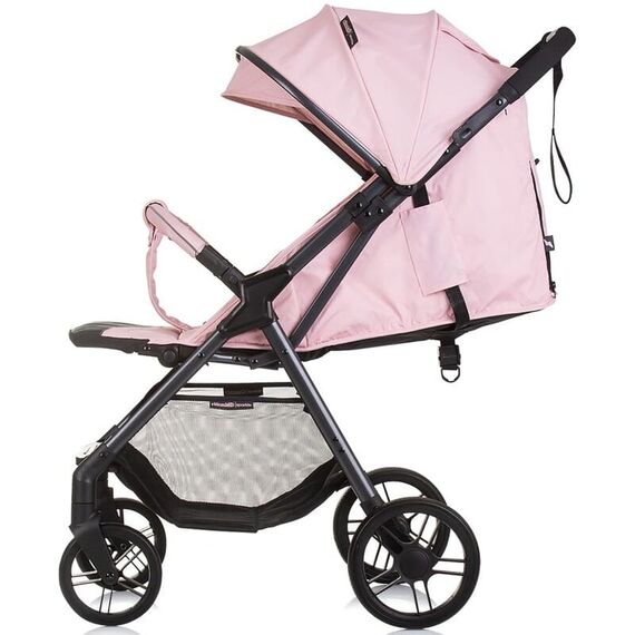 Carucior sport Chipolino Sparkle pink marshmallow, Culoare: Roz, Model: sport - poza 3 - ExclusivMAG.ro