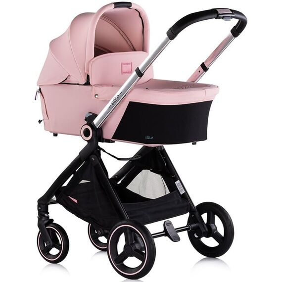 Carucior Chipolino Elite 3 in 1 pink marshmallow, Culoare: Roz, Model: 3 in 1 - poza 2 - ExclusivMAG.ro