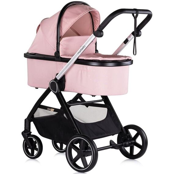 Carucior Chipolino Marbella 3 in 1 pink marshmallow, Culoare: Roz, Model: 3 in 1 - poza 2 - ExclusivMAG.ro