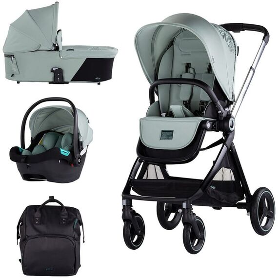 Carucior Chipolino Elite 3 in 1 basil, Culoare: Verde, Model: 3 in 1  - ExclusivMAG.ro