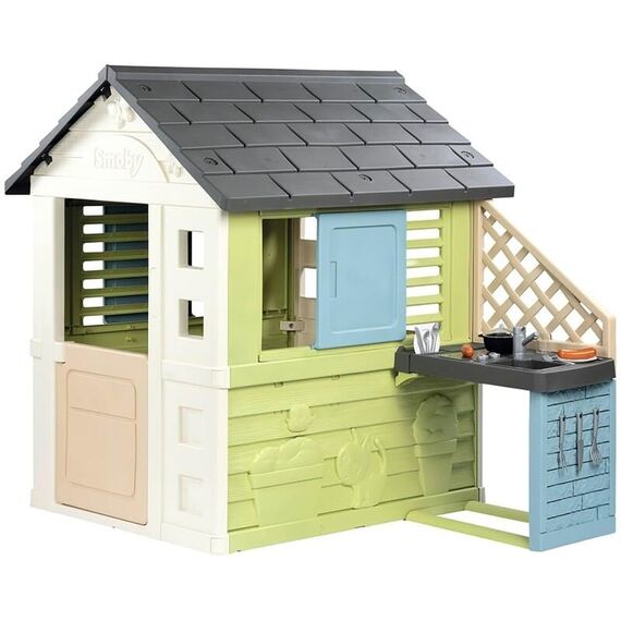 Casuta pentru copii Smoby Life Pretty cu bucatarie  - ExclusivMAG.ro