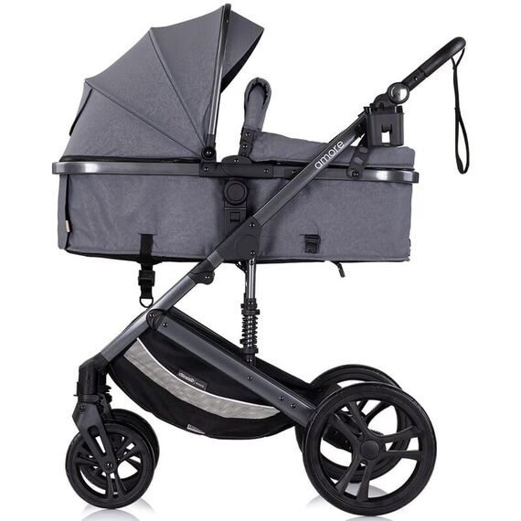 Carucior Chipolino Amore 2 in 1 cloud grey, Culoare: Gri, Model: 2 in 1 - poza 6 - ExclusivMAG.ro