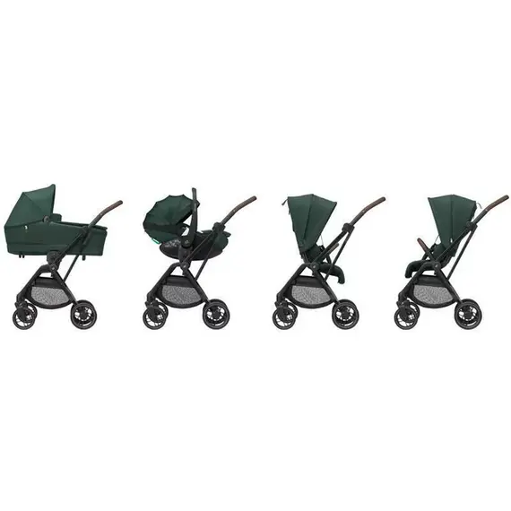 Carucior Maxi-Cosi Leona2 TWILLIC GREEN, Culoare: Verde inchis, Model: sport - poza 5 - ExclusivMAG.ro