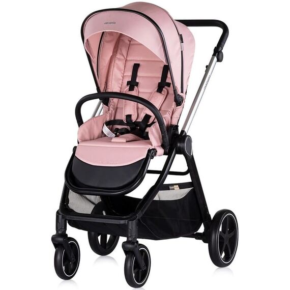 Carucior Chipolino Marbella 3 in 1 pink marshmallow, Culoare: Roz, Model: 3 in 1 - poza 4 - ExclusivMAG.ro