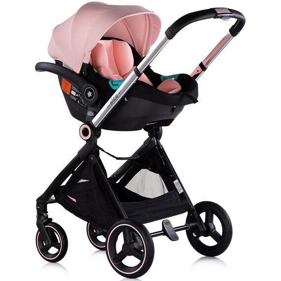 Carucior Chipolino Elite 3 in 1 pink marshmallow, Culoare: Roz, Model: 3 in 1 - poza 9 - ExclusivMAG.ro