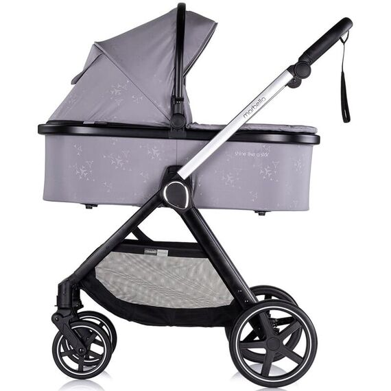 Carucior Chipolino Marbella 3 in 1 cloud grey, Culoare: Gri, Model: 3 in 1 - poza 3 - ExclusivMAG.ro