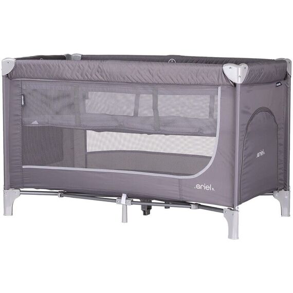 Patut pliabil Chipolino Ariel cloud, Culoare: Gri, Dimensiuni: 120x60  - ExclusivMAG.ro