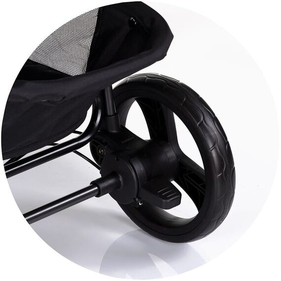 Carucior gemeni Chipolino Duo Smart 2 in 1 cloud, Culoare: Gri/Negru, Model: gemeni - poza 13 - ExclusivMAG.ro