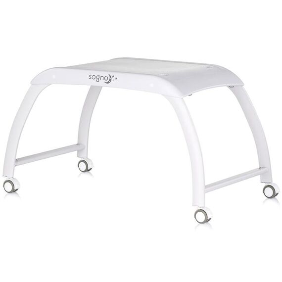 Patut cu leganare si cantar integrat Chipolino Sogno 2 in 1 grey, Culoare: Gri, Dimensiuni: 95x65 - poza 6 - ExclusivMAG.ro