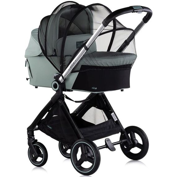 Carucior Chipolino Elite 3 in 1 basil, Culoare: Verde, Model: 3 in 1 - poza 3 - ExclusivMAG.ro