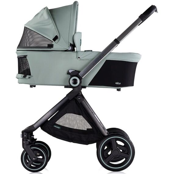 Carucior Chipolino Elite 3 in 1 basil, Culoare: Verde, Model: 3 in 1 - poza 5 - ExclusivMAG.ro