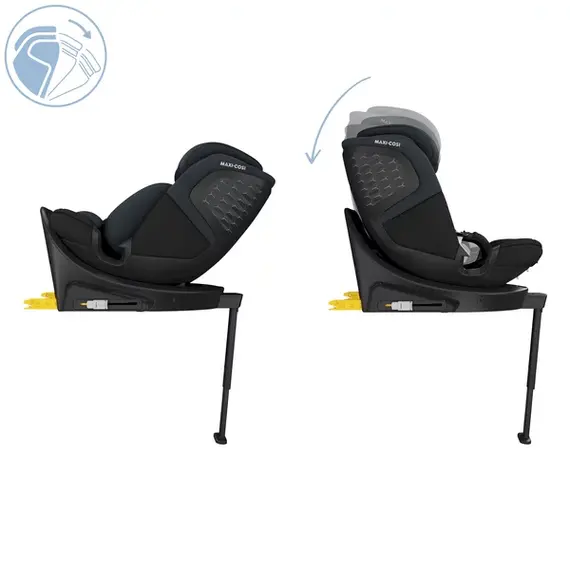 Scaun Auto I-Size Maxi-Cosi EMERALD 360 S TONAL BLACK, Culoare: Gri/Negru, Grupa: 0-36kg (0 luni - 12 ani) - poza 8 - ExclusivMAG.ro