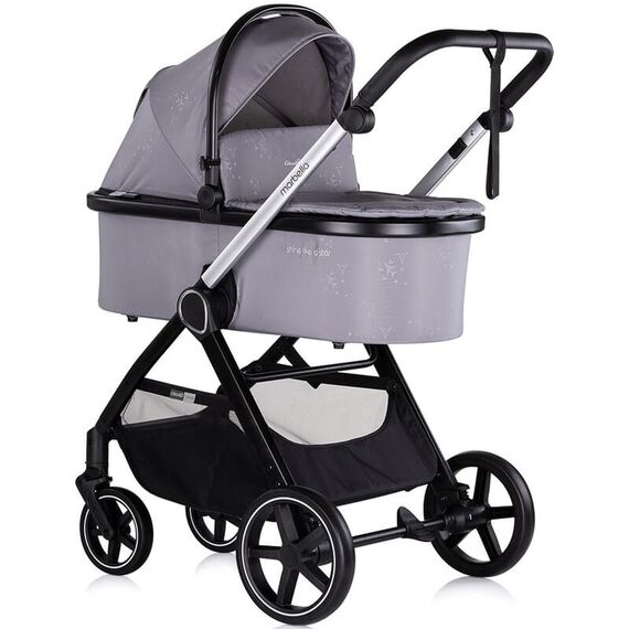 Carucior Chipolino Marbella 3 in 1 cloud grey, Culoare: Gri, Model: 3 in 1 - poza 2 - ExclusivMAG.ro