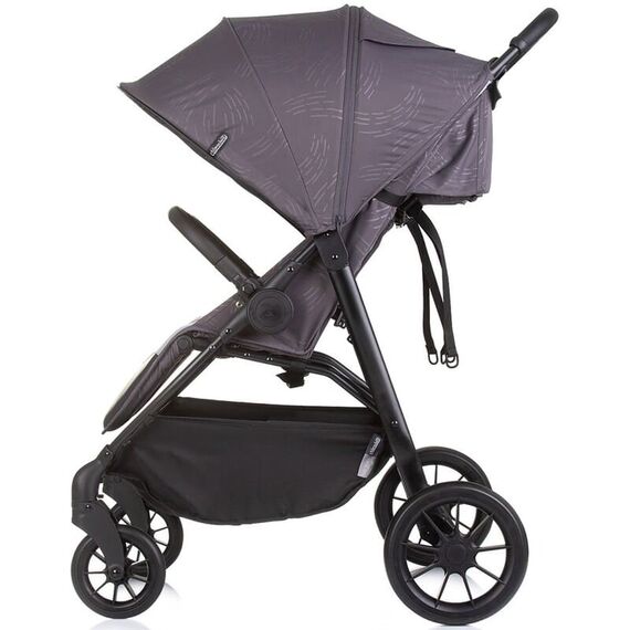 Carucior gemeni Chipolino Top Stars anthracite, Culoare: Gri/Negru, Model: gemeni - poza 4 - ExclusivMAG.ro