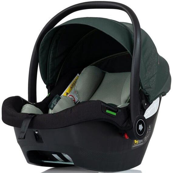 Carucior gemeni Chipolino Duo Smart 3 in 1 basil, Culoare: Verde, Model: gemeni - poza 13 - ExclusivMAG.ro
