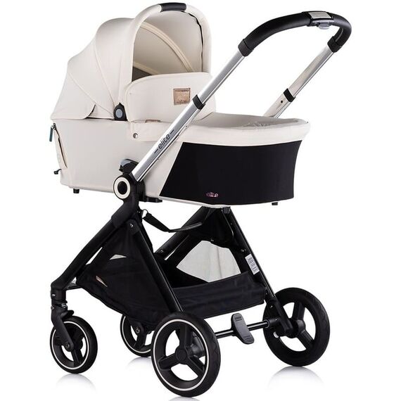 Carucior Chipolino Elite 3 in 1 biscotta, Culoare: Bej, Model: 3 in 1 - poza 2 - ExclusivMAG.ro