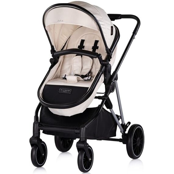 Carucior Chipolino Aura 2 in 1 biscotta, Culoare: Crem, Model: 2 in 1 - poza 2 - ExclusivMAG.ro