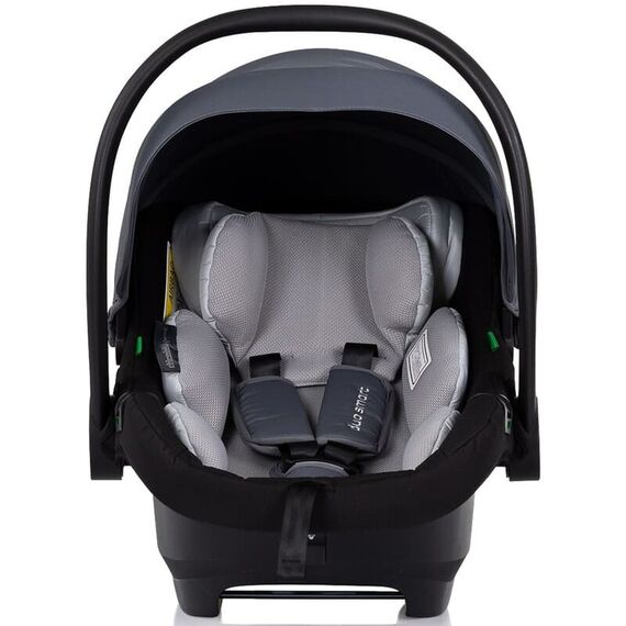 Carucior gemeni Chipolino Duo Smart 3 in 1 cloud, Culoare: Gri/Negru, Model: gemeni - poza 15 - ExclusivMAG.ro