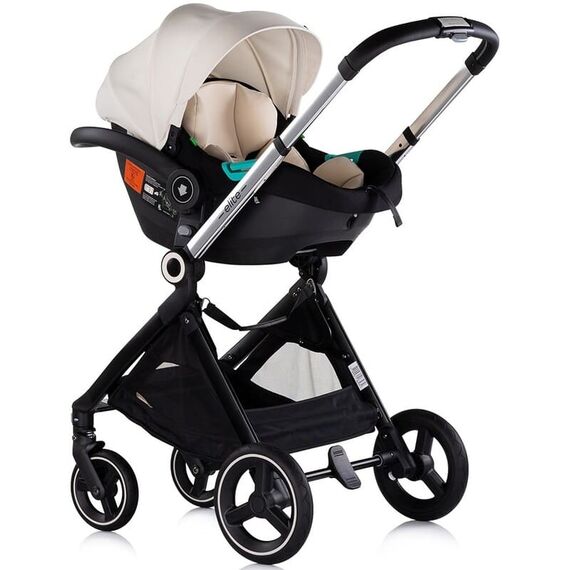 Carucior Chipolino Elite 3 in 1 biscotta, Culoare: Bej, Model: 3 in 1 - poza 13 - ExclusivMAG.ro