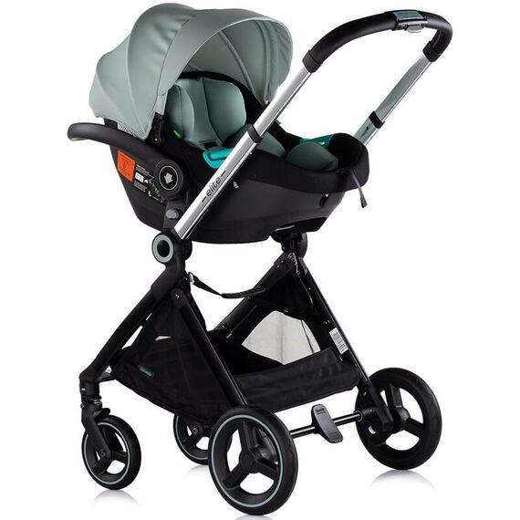 Carucior Chipolino Elite 3 in 1 basil, Culoare: Verde, Model: 3 in 1 - poza 12 - ExclusivMAG.ro