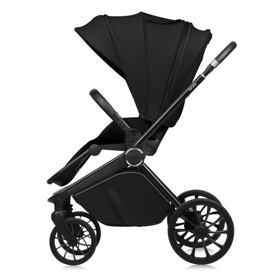 Carucior 2 in 1 Lionelo Mika Plus Pana la 22 kg - Negru, Culoare: Negru, Model: 2 in 1 - poza 5 - ExclusivMAG.ro