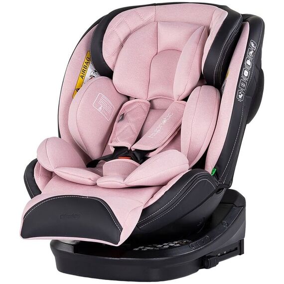 Scaun auto Chipolino Hypnotic I-Size 40-150 cm cu sistem Isofix si sezut rotativ pink marshmallow, Culoare: Roz, Grupa: 0-36kg (0 luni - 12 ani)  - ExclusivMAG.ro