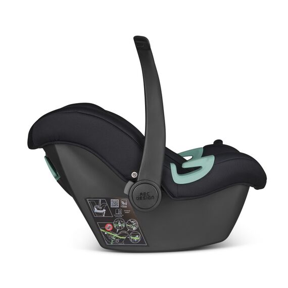 Scaun Tulip 0-13kg i-Size Black Abc Design, Culoare: Negru, Grupa: 0-13kg (0 luni - 12 luni) - poza 7 - ExclusivMAG.ro