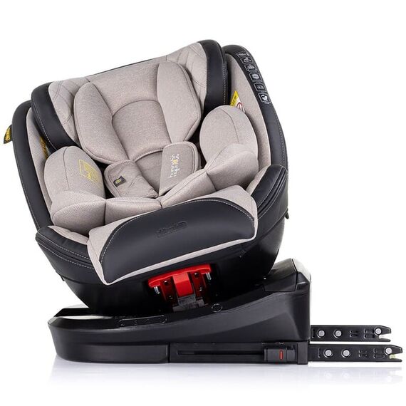 Scaun auto Chipolino Hypnotic I-Size 40-150 cm cu sistem Isofix si sezut rotativ tiramisu, Culoare: Crem, Grupa: 0-36kg (0 luni - 12 ani) - poza 3 - ExclusivMAG.ro