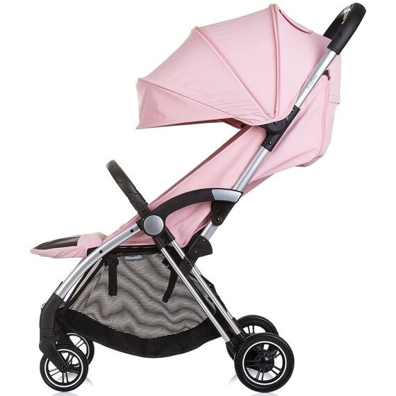 Carucior sport Chipolino Illusion pink marshmallow, Culoare: Roz, Model: sport - poza 3 - ExclusivMAG.ro