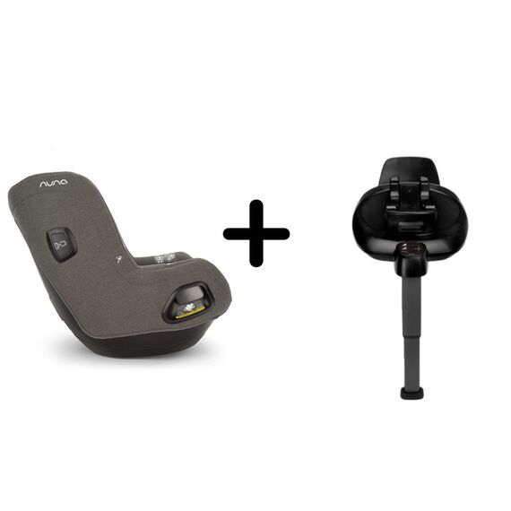 Scaun auto rotativ i-Size Nuna TODL next Thunder, 40-105 cm + Baza isofix BASE next i-Size, Culoare: Gri, Grupa: 0-18kg (0 luni - 4 ani) - poza 2 - ExclusivMAG.ro