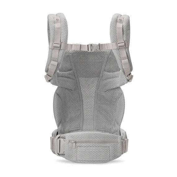 Marsupiu Omni Deluxe Mesh Pearl Grey Ergobaby, Culoare: Gri deschis - poza 4 - ExclusivMAG.ro