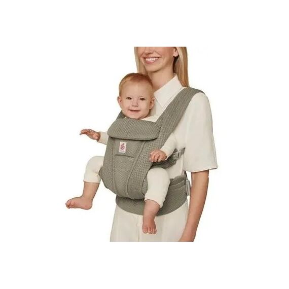 Marsupiu Omni Deluxe Mesh Soft Olive Ergobaby, Culoare: Crem - poza 3 - ExclusivMAG.ro