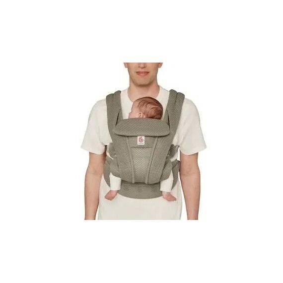 Marsupiu Omni Deluxe Mesh Soft Olive Ergobaby, Culoare: Crem - poza 4 - ExclusivMAG.ro