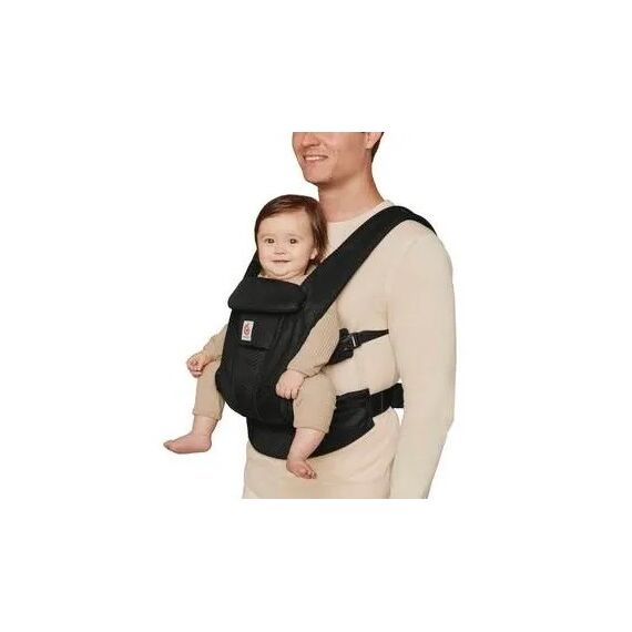Marsupiu Omni Deluxe Mesh Onyx Black Ergobaby, Culoare: Negru - poza 2 - ExclusivMAG.ro