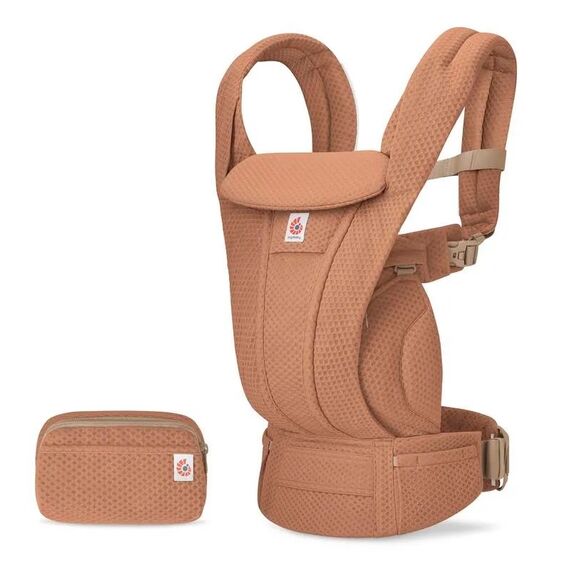 Marsupiu Omni Deluxe Mesh Canyon Clay Ergobaby, Culoare: Portocaliu  - ExclusivMAG.ro