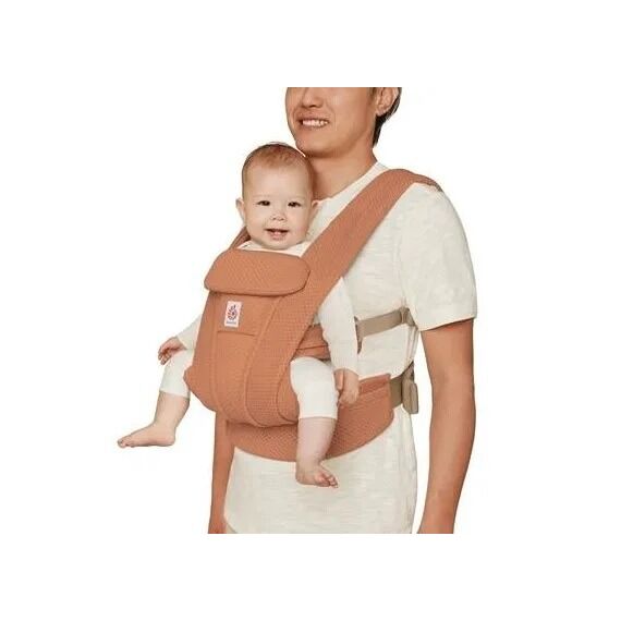 Marsupiu Omni Deluxe Mesh Canyon Clay Ergobaby, Culoare: Portocaliu - poza 3 - ExclusivMAG.ro