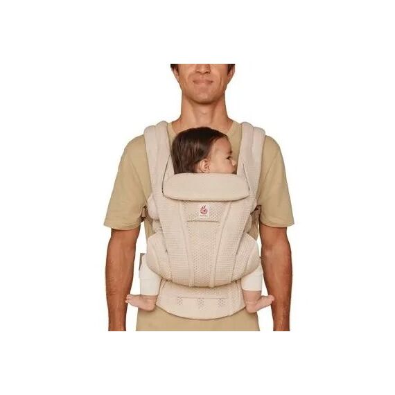 Marsupiu Omni Deluxe Mesh Natural Beige Ergobaby, Culoare: Bej - poza 2 - ExclusivMAG.ro