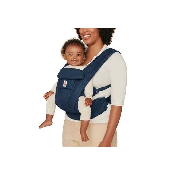Marsupiu Omni Deluxe Mesh Midnight Blue Ergobaby, Culoare: Albastru - poza 4 - ExclusivMAG.ro