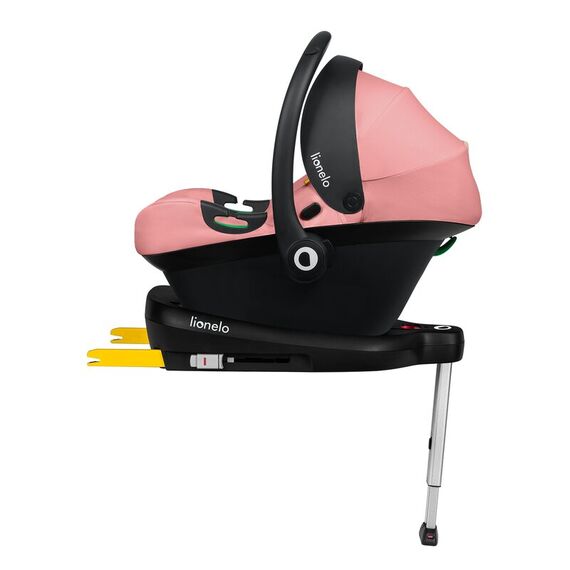 Scoică auto Lionelo Astrid i-Size cu bază Isofix - Roz, Culoare: Roz, Grupa: 0-13kg (0 luni - 12 luni) - poza 3 - ExclusivMAG.ro