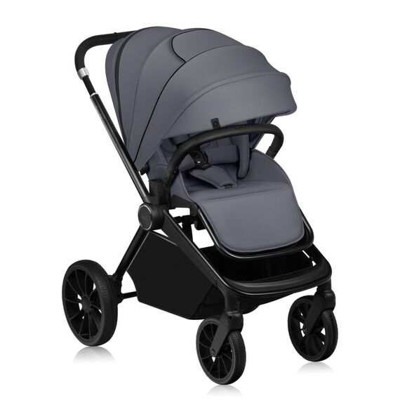 Carucior sport, Lionelo, Mika Plus, Pana la 22 kg, 6-48 luni, Gri, Culoare: Gri, Model: sport - poza 2 - ExclusivMAG.ro
