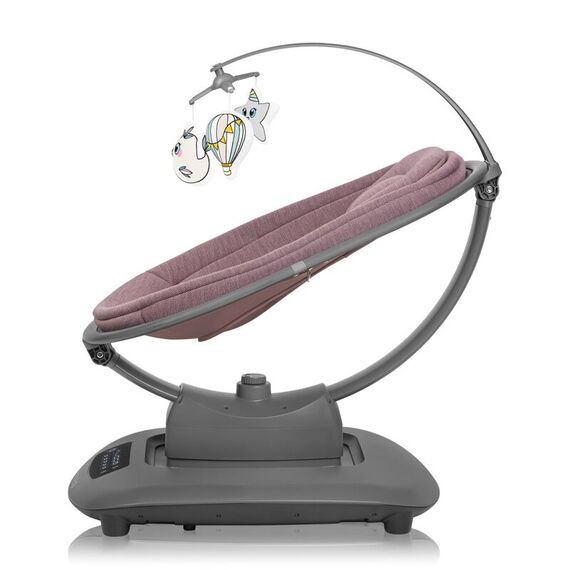 Balansoar si sezlong, Lionelo, Blossom, Cu telecomanda, Pana la 9 kg, Mov, Culoare: Mov - poza 5 - ExclusivMAG.ro