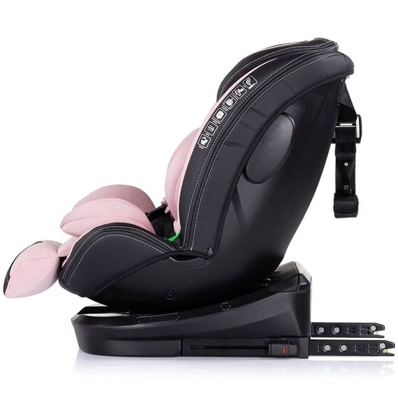 Scaun auto Chipolino Hypnotic I-Size 40-150 cm cu sistem Isofix si sezut rotativ pink marshmallow, Culoare: Roz, Grupa: 0-36kg (0 luni - 12 ani) - poza 4 - ExclusivMAG.ro