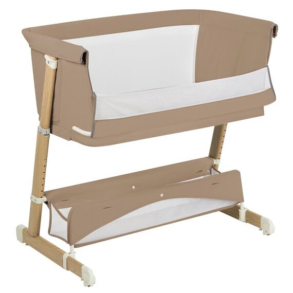 Patut co-sleeper, Lionelo, Thomi Plus, 5 in 1, Multifunctional, Maro, Culoare: Maro, Dimensiuni: 95x65 - poza 3 - ExclusivMAG.ro