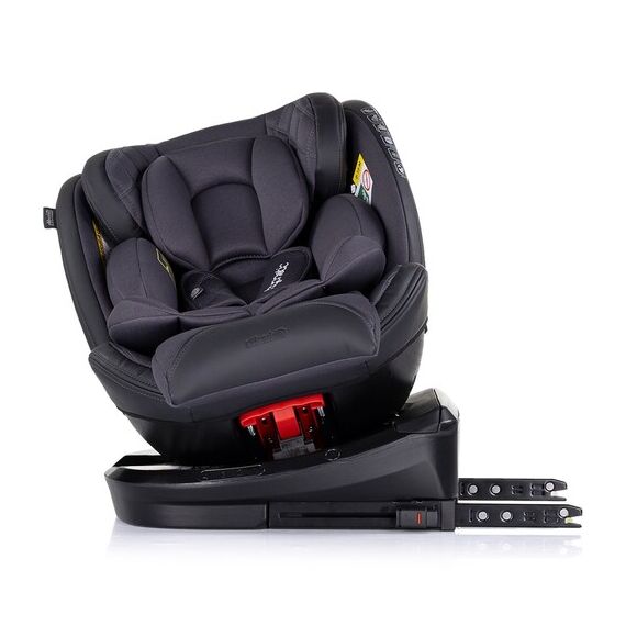 Scaun auto Chipolino Hypnotic I-Size 40-150 cm cu sistem Isofix si sezut rotativ anthracite, Culoare: Gri/Negru, Grupa: 0-36kg (0 luni - 12 ani) - poza 4 - ExclusivMAG.ro