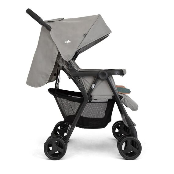 Carucior gemeni Joie Aire Twin Pebble, Culoare: Gri - poza 4 - ExclusivMAG.ro